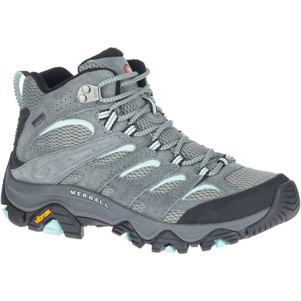 Botas De Senderismo Merrell Moab 3 Mid GORE-TEX® Mujer Verde Oliva | México-8627026