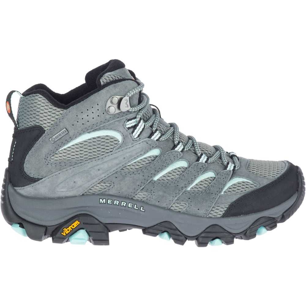 Botas De Senderismo Merrell Moab 3 Mid GORE-TEX® Mujer Verde Oliva | México-8627026