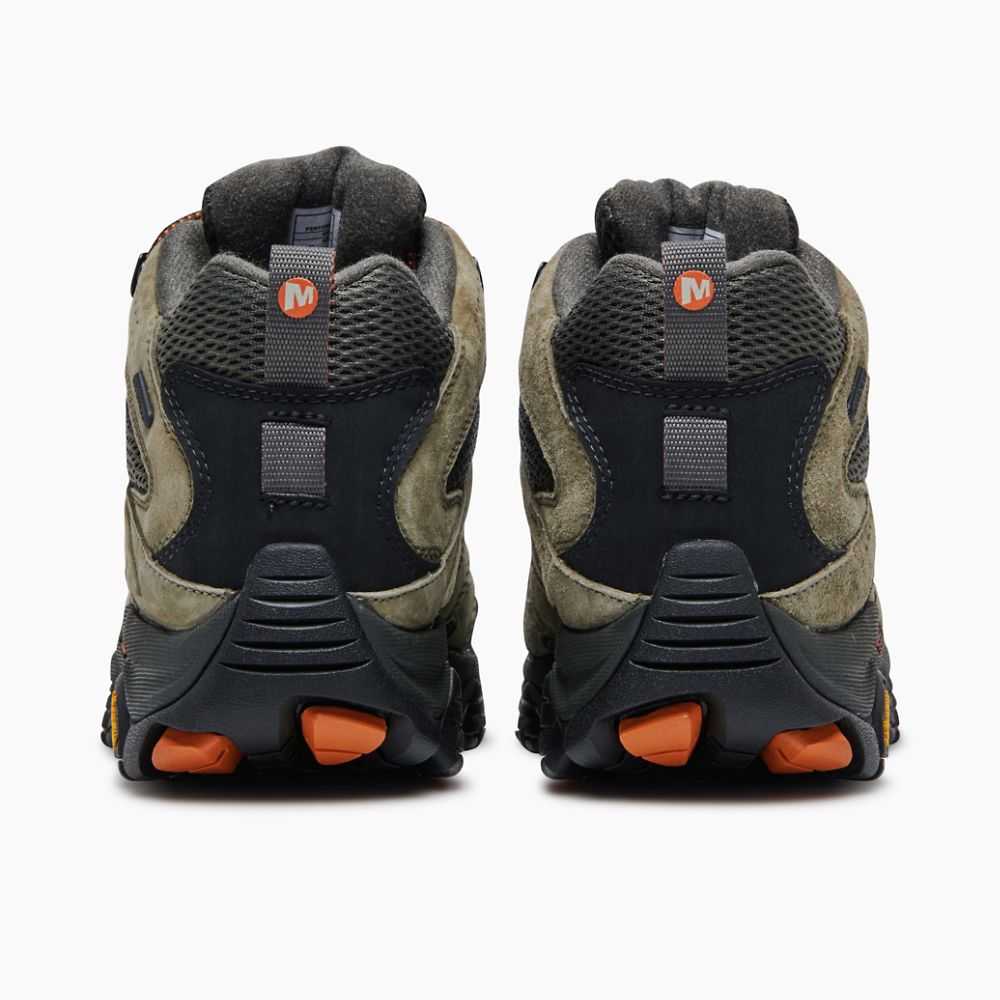 Botas De Senderismo Merrell Moab 3 Mid Hombre Verde Oliva | México-3298