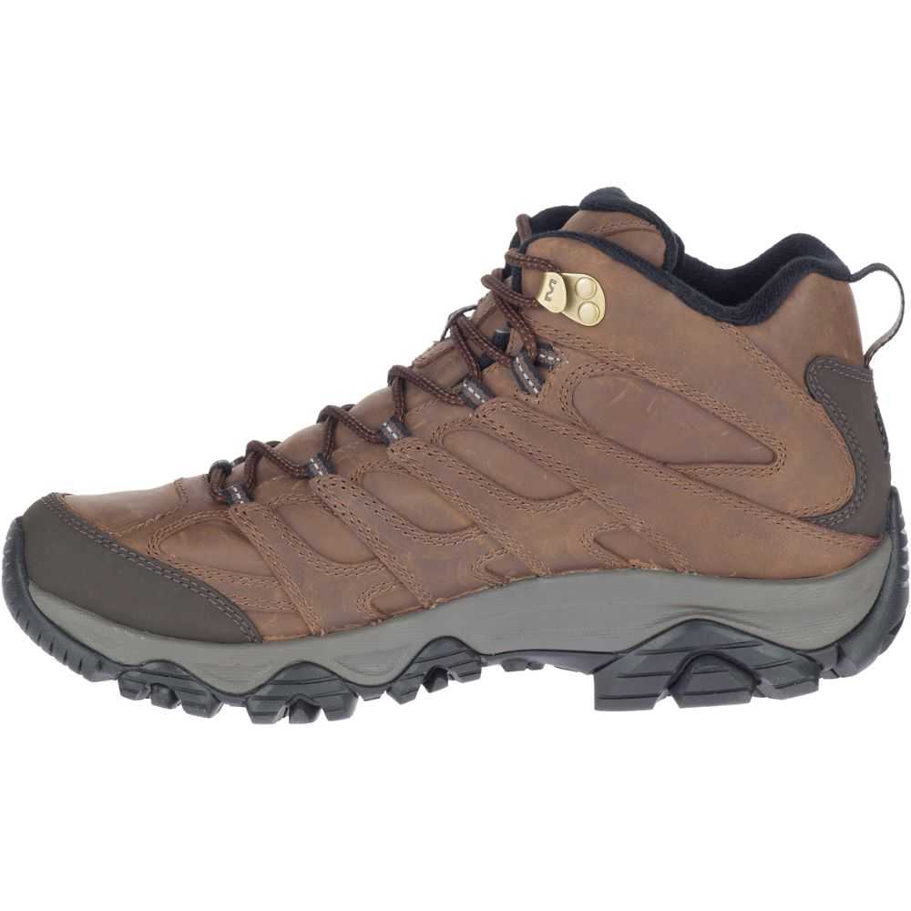 Botas De Senderismo Merrell Moab 3 Mid Hombre Marrom | México-6732094