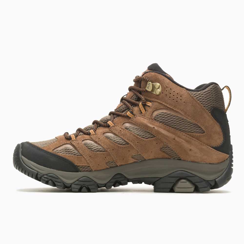 Botas De Senderismo Merrell Moab 3 Mid Hombre Marrom | México-8226673