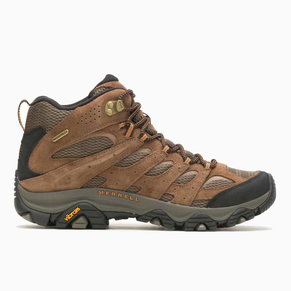 Botas De Senderismo Merrell Moab 3 Mid Hombre Marrom | México-8226673