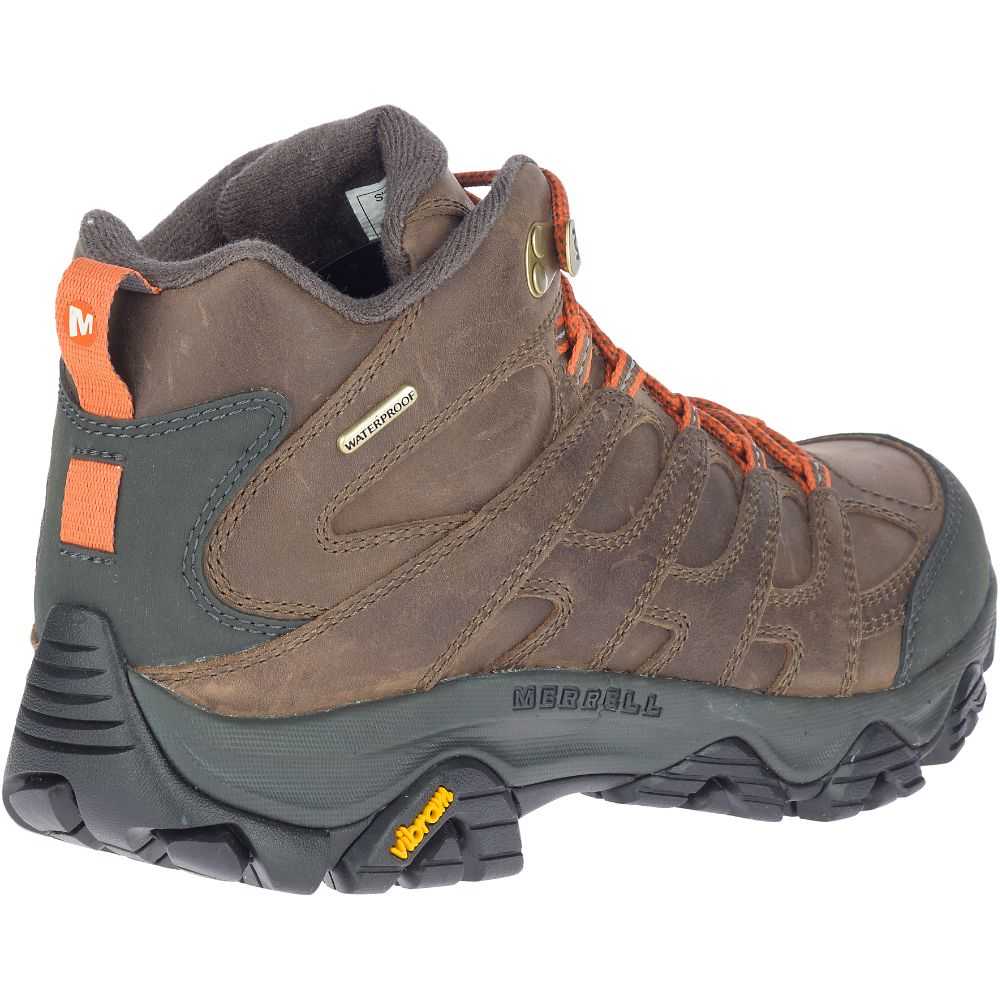 Botas De Senderismo Merrell Moab 3 Mid Hombre Marrom | México-9226804