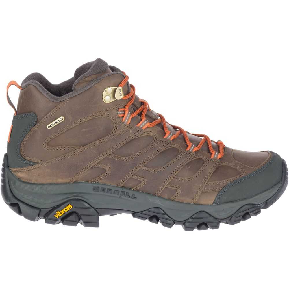 Botas De Senderismo Merrell Moab 3 Mid Hombre Marrom | México-9226804