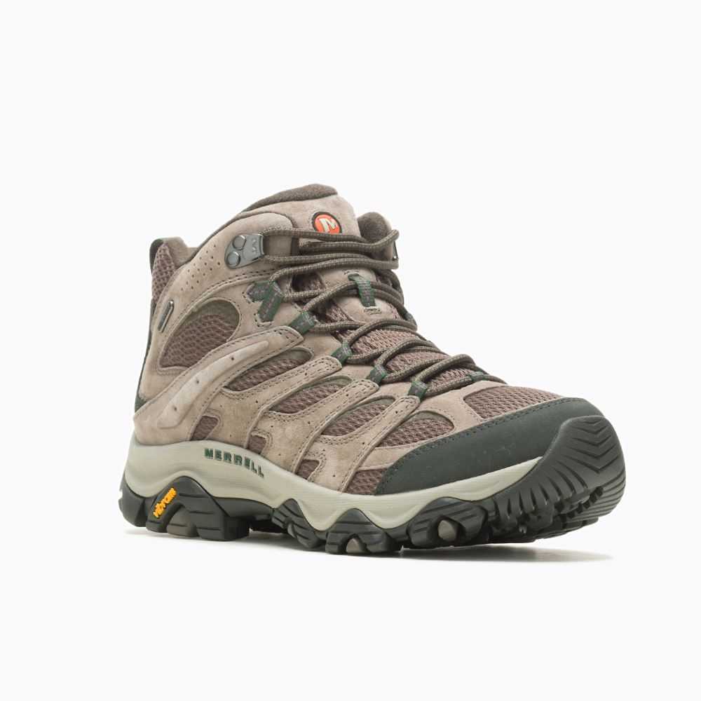 Botas De Senderismo Merrell Moab 3 Mid Hombre Marrom | México-9674802