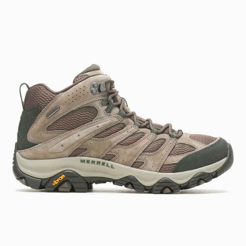 Botas De Senderismo Merrell Moab 3 Mid Hombre Marrom | México-9674802