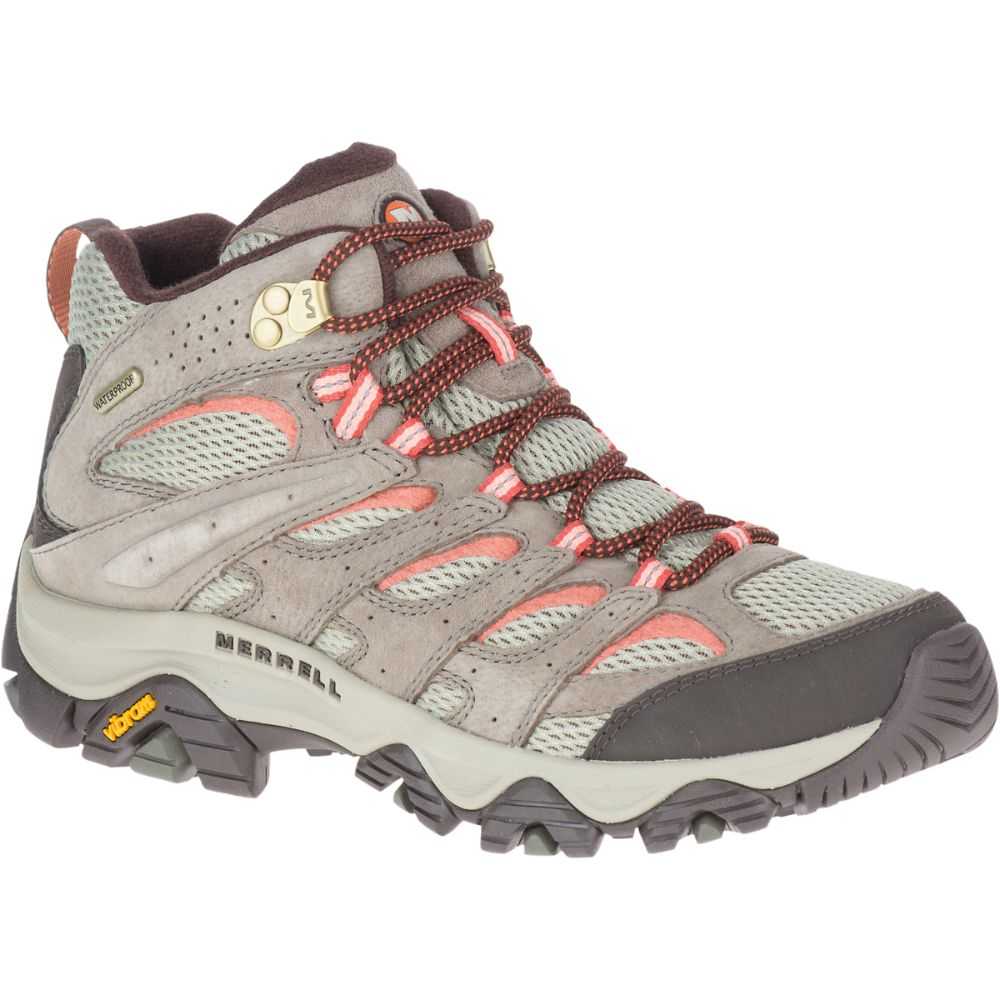 Botas De Senderismo Merrell Moab 3 Mid Mujer Marrom | México-6498223