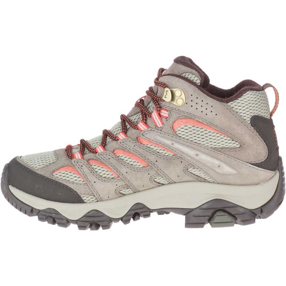 Botas De Senderismo Merrell Moab 3 Mid Mujer Marrom | México-6498223