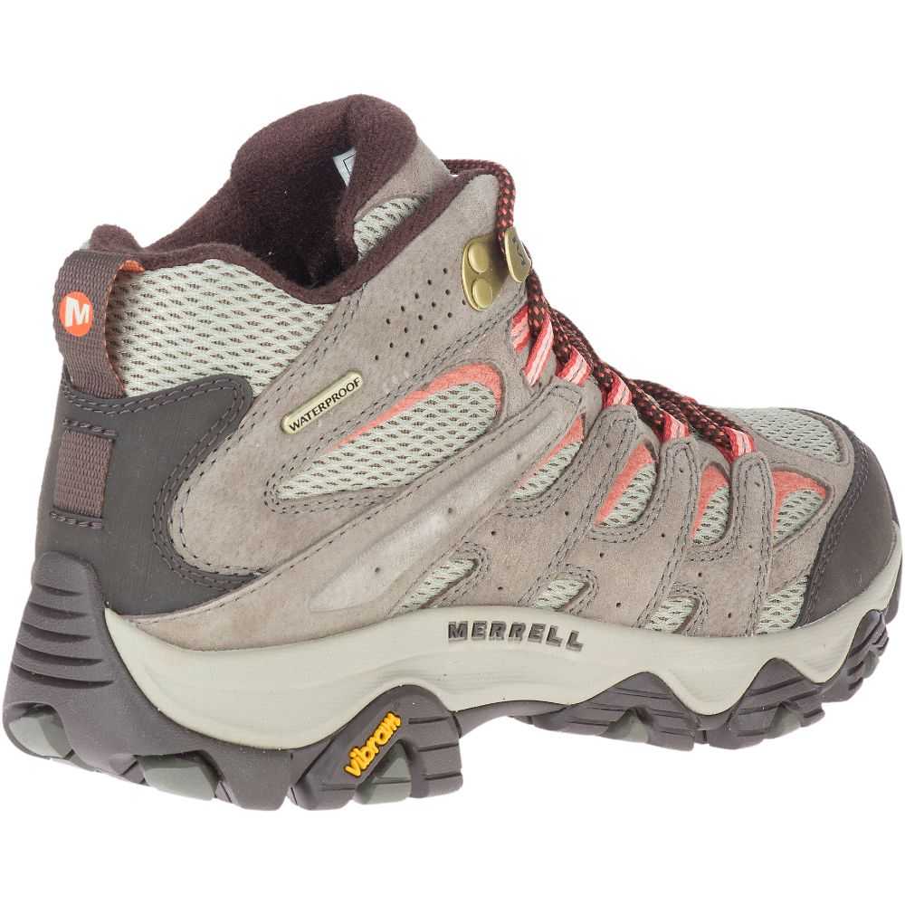 Botas De Senderismo Merrell Moab 3 Mid Mujer Marrom | México-6498223