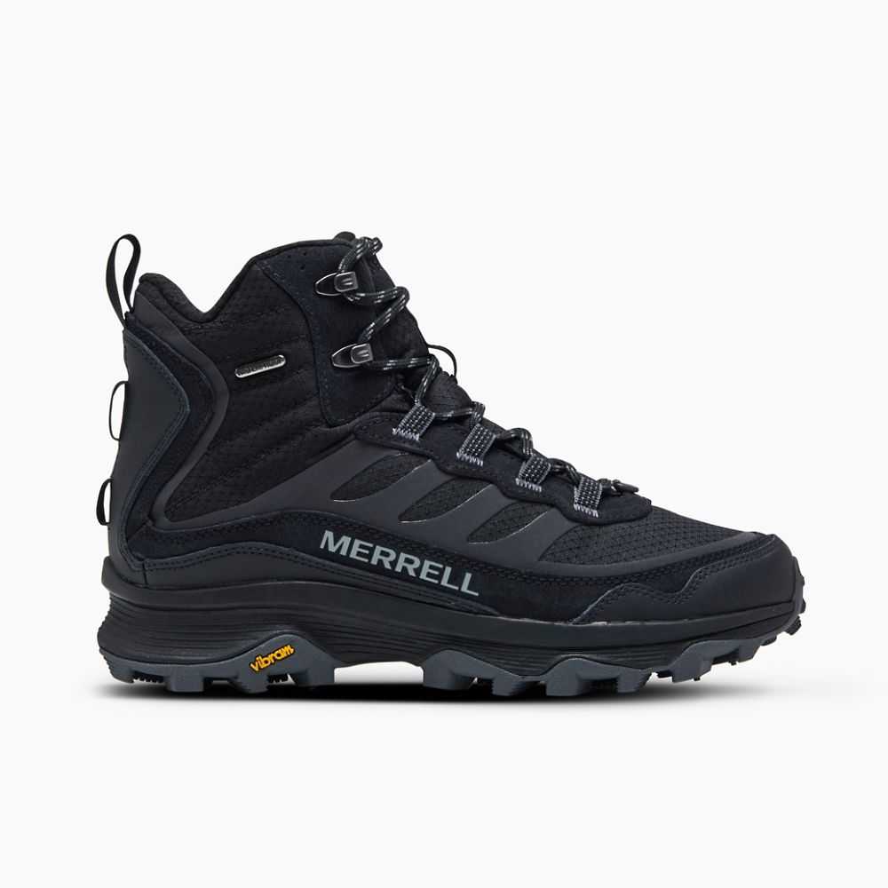 Botas De Senderismo Merrell Moab Speed Thermo Mid Hombre Negros | México-0642263