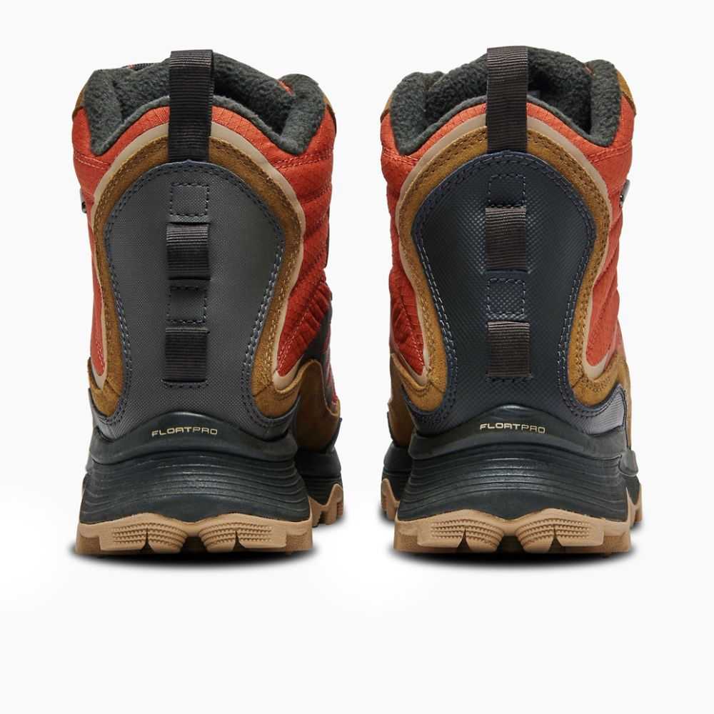 Botas De Senderismo Merrell Moab Speed Thermo Mid Hombre Marrom Naranjas | México-0922876