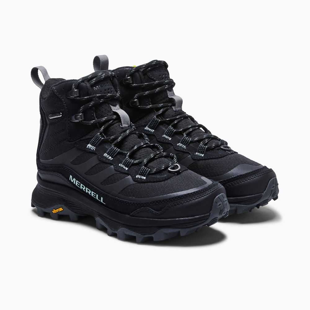 Botas De Senderismo Merrell Moab Speed Thermo Mid Mujer Negros | México-8724932