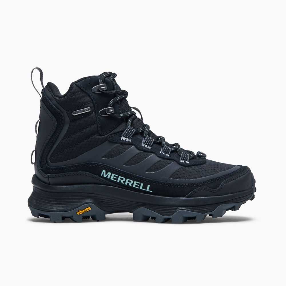 Botas De Senderismo Merrell Moab Speed Thermo Mid Mujer Negros | México-8724932