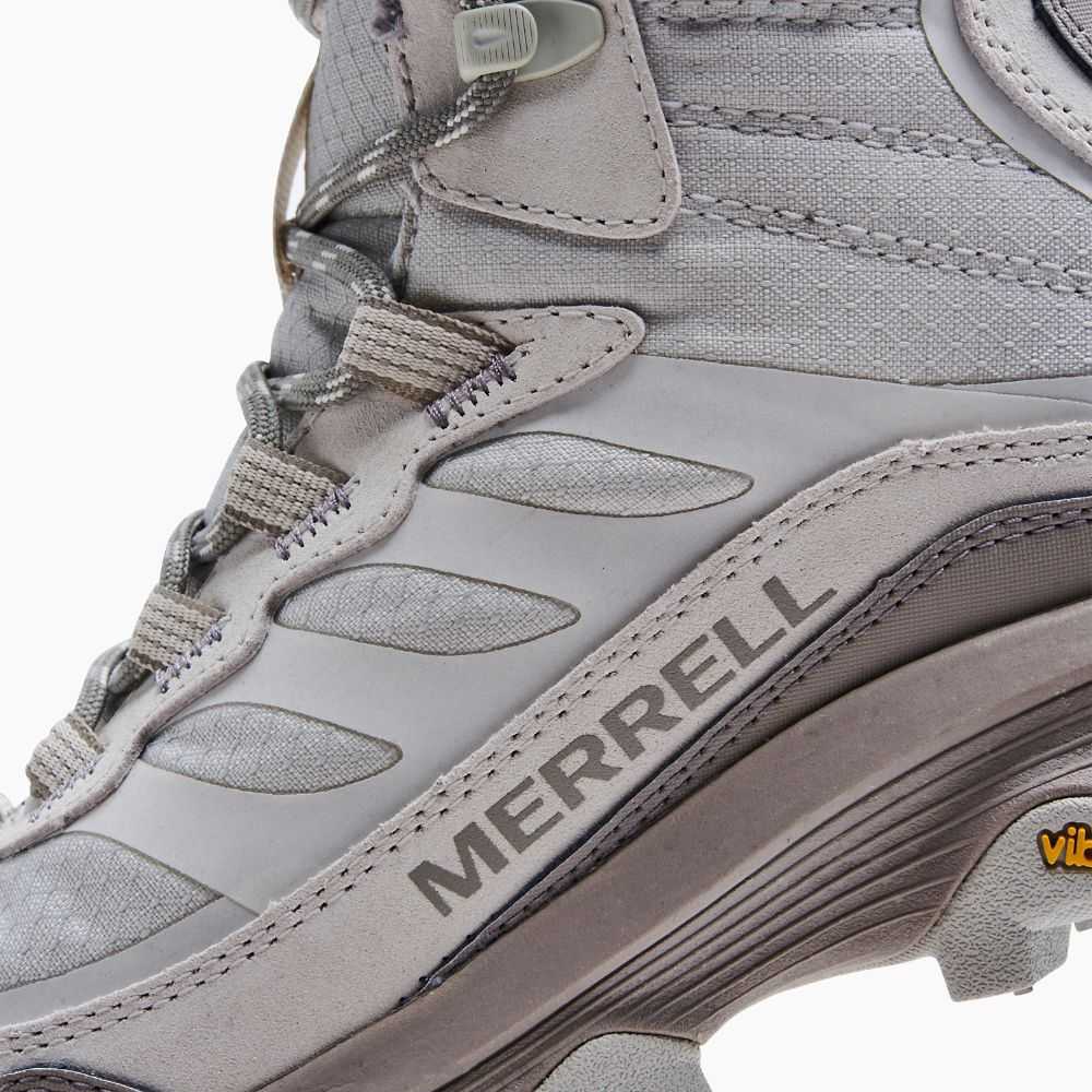 Botas De Senderismo Merrell Moab Speed Thermo Mid Mujer Beige | México-9312674