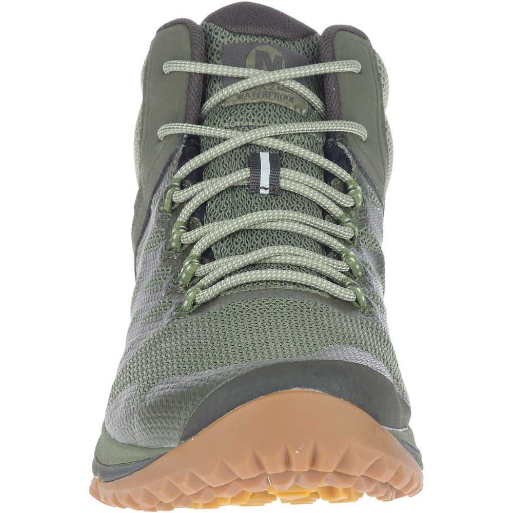 Botas De Senderismo Merrell Nova 2 Mid Anchos Hombre Verdes Oscuro | México-2729638