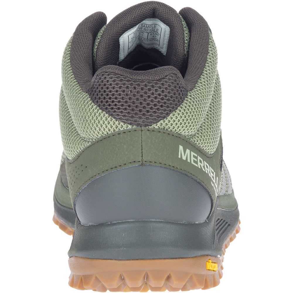 Botas De Senderismo Merrell Nova 2 Mid Anchos Hombre Verdes Oscuro | México-2729638