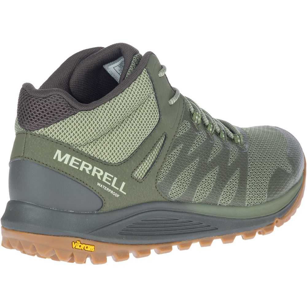 Botas De Senderismo Merrell Nova 2 Mid Anchos Hombre Verdes Oscuro | México-2729638