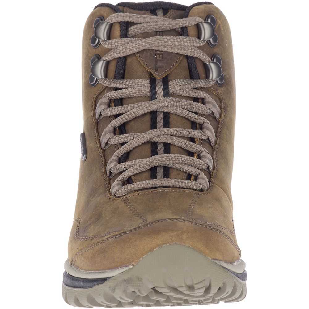 Botas De Senderismo Merrell Siren Traveller 3 Mid Mujer Grises Marrom | México-8679062