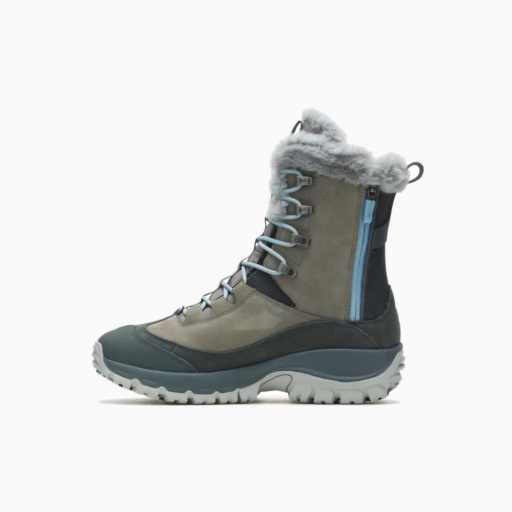 Botas De Senderismo Merrell Thermo Rhea Mid Mujer Grises | México-2698243