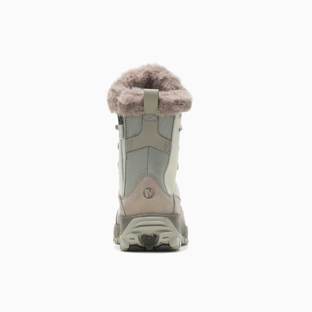 Botas De Senderismo Merrell Thermo Rhea Mid Mujer Beige | México-6826723