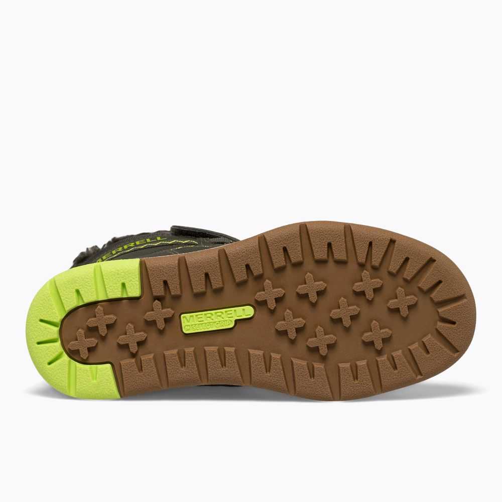 Botas Impermeables Merrell Snow Crush 2.0 Niña Verde Oliva Verdes Claro | México-2968427