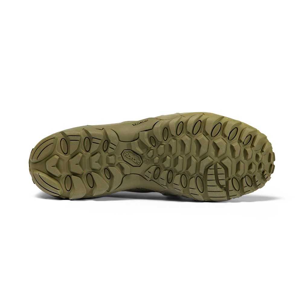 Botas Militares Merrell Cham 8 Stretch Tactical Hombre Verde Oliva Oscuro | México-4038762