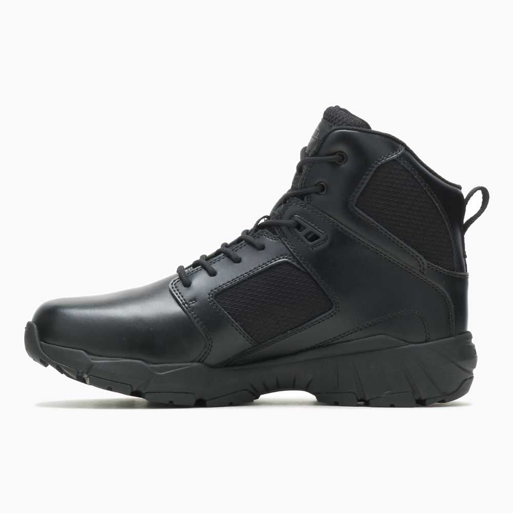 Botas Militares Merrell Fullbench Tactical Mid Hombre Negros | México-8379266