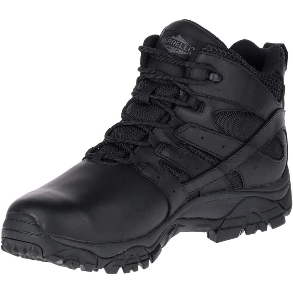 Botas Militares Merrell Moab 2 Mid Tactical Hombre Negros | México-0642872