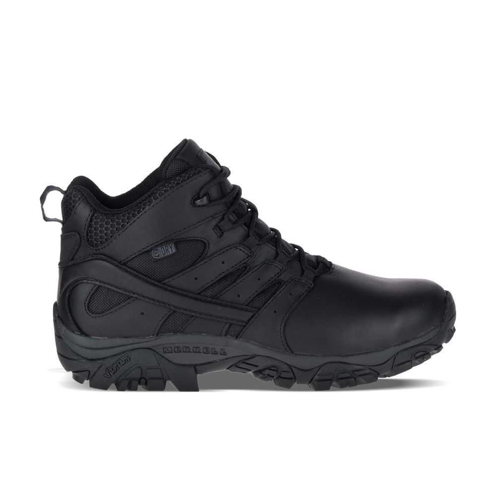 Botas Militares Merrell Moab 2 Mid Tactical Hombre Negros | México-0642872