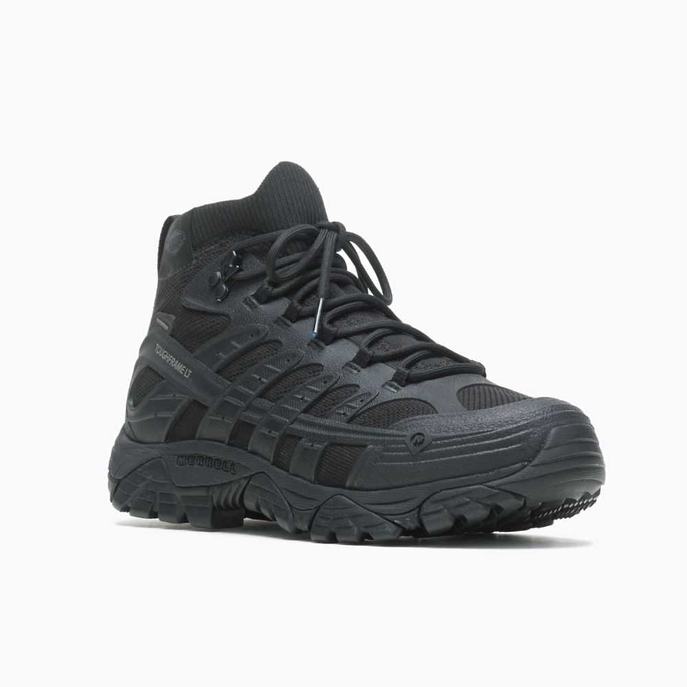 Botas Militares Merrell Moab Velocity Tactical Mid Hombre Negros | México-6220634