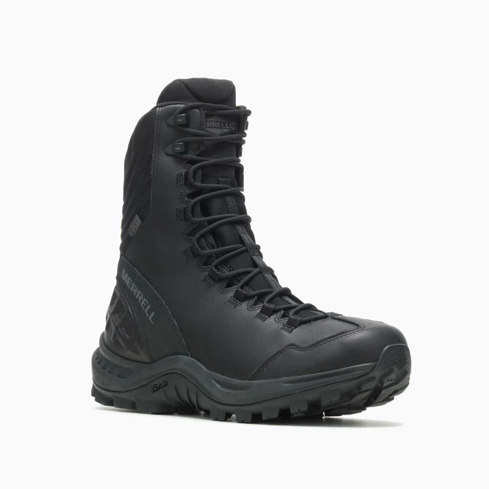 Botas Militares Merrell Thermo Rhea Mid Hombre Negros | México-8026237