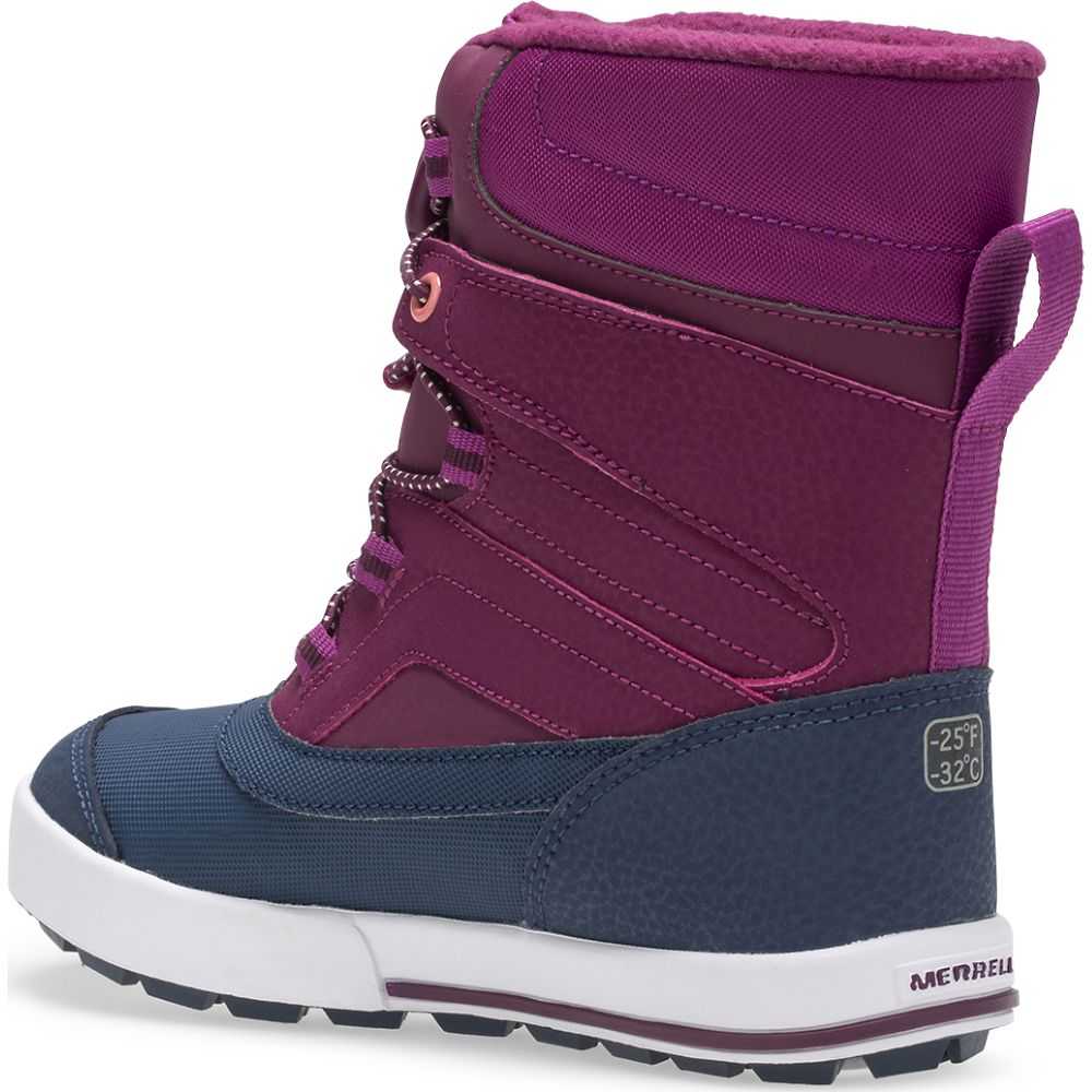 Botas Nieve Merrell Snow Bank 2.0 Niña Morados | México-2309428