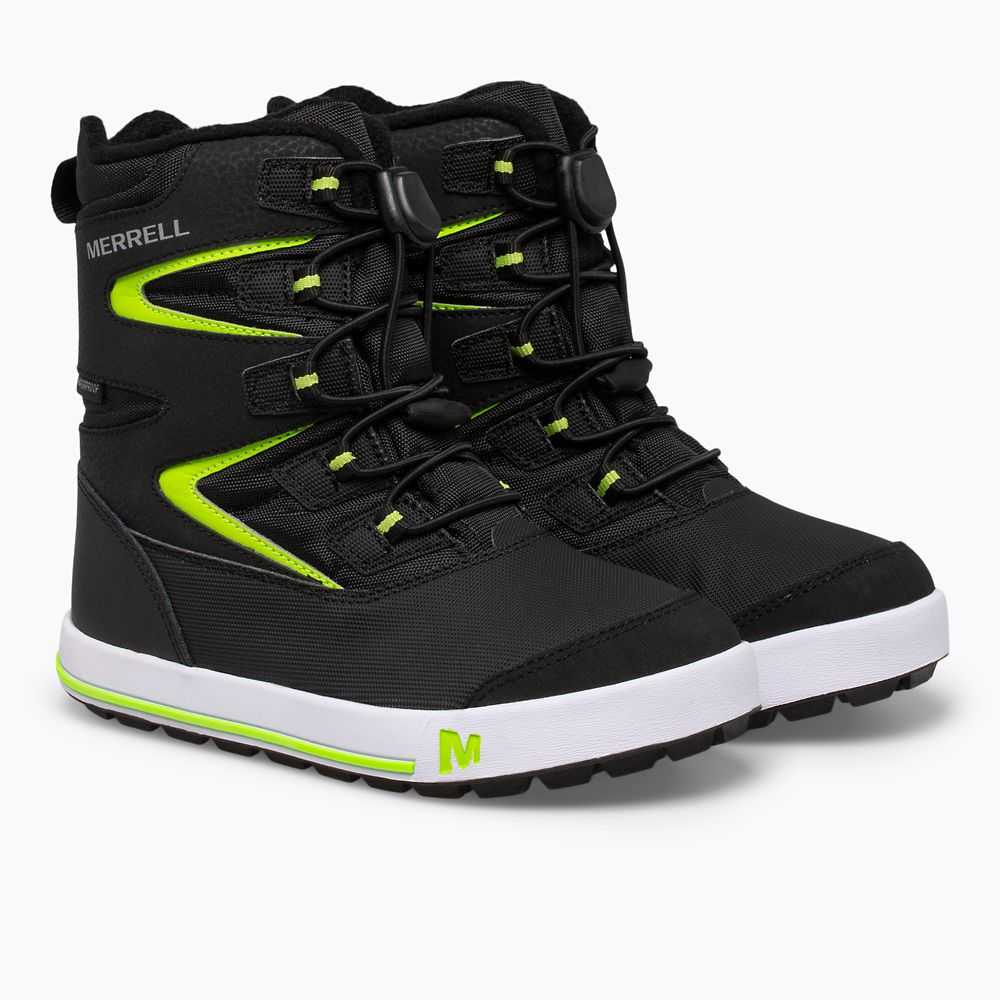 Botas Nieve Merrell Snow Bank 3.0 Niña Negros Grises Verdes | México-9686023