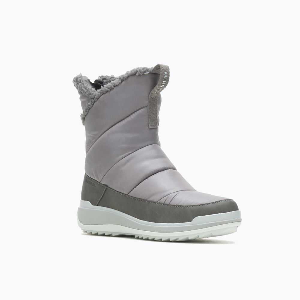 Botas Nieve Merrell Snowcreek Mujer Grises Oscuro | México-8203947