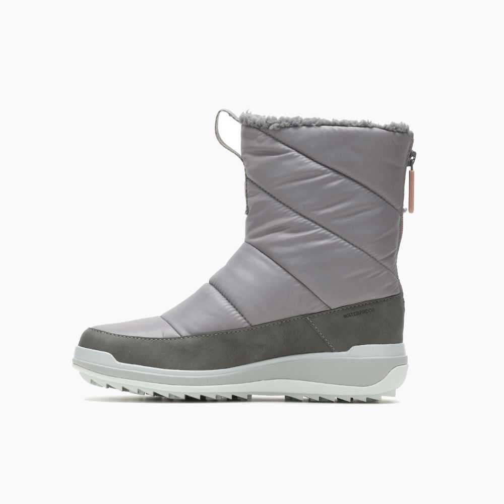 Botas Nieve Merrell Snowcreek Mujer Grises Oscuro | México-8203947