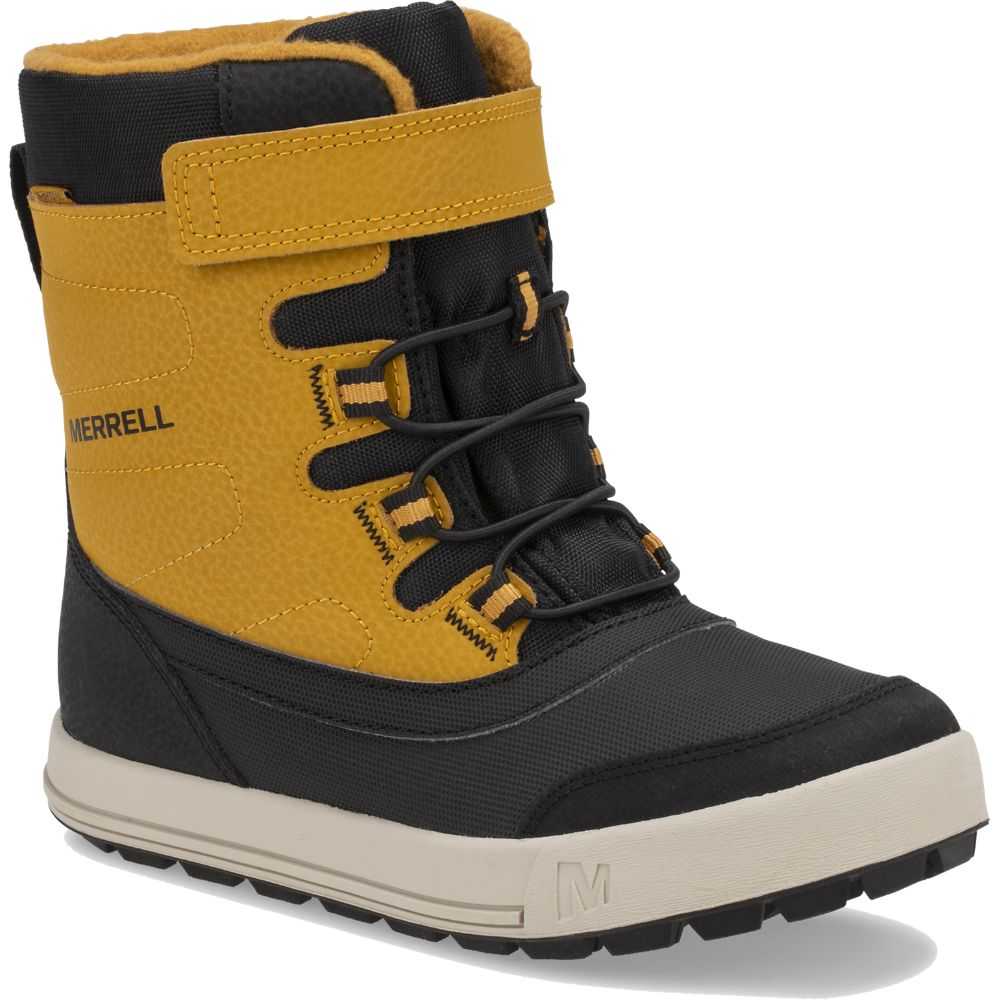 Botas Nieve Merrell Snowstorm Niña Marrom Amarillos Negros | México-2890264