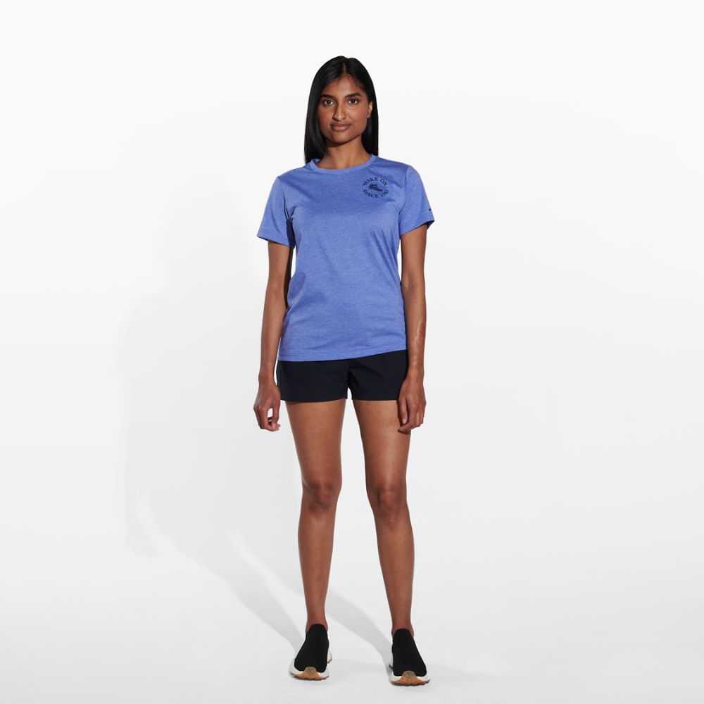 Camisas Merrell Hike Mujer Azules | México-7649326