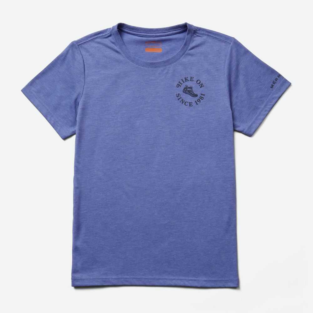 Camisas Merrell Hike Mujer Azules | México-7649326