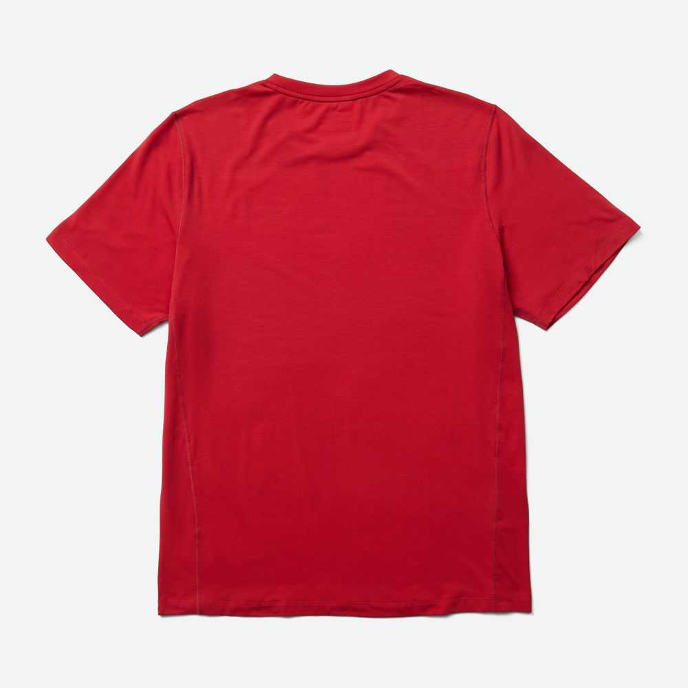 Camisas Merrell Tencel Hombre Rojos | México-8790266