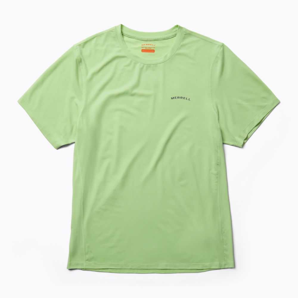 Camisas Merrell Tencel Hombre Verdes | México-0272948