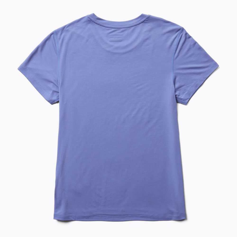 Camisas Merrell Tencel Mujer Azules | México-0286297