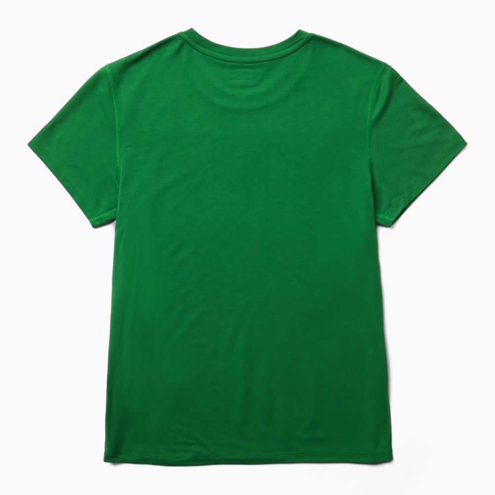 Camisas Merrell Tencel Mujer Verdes | México-2368729