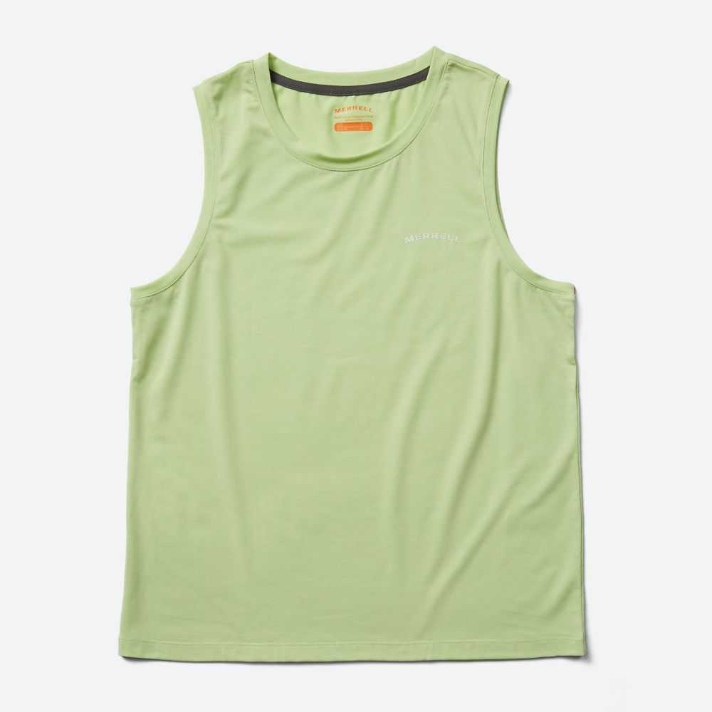 Camisetas Sin Mangas Merrell Tencel Mujer Verdes | México-2287366