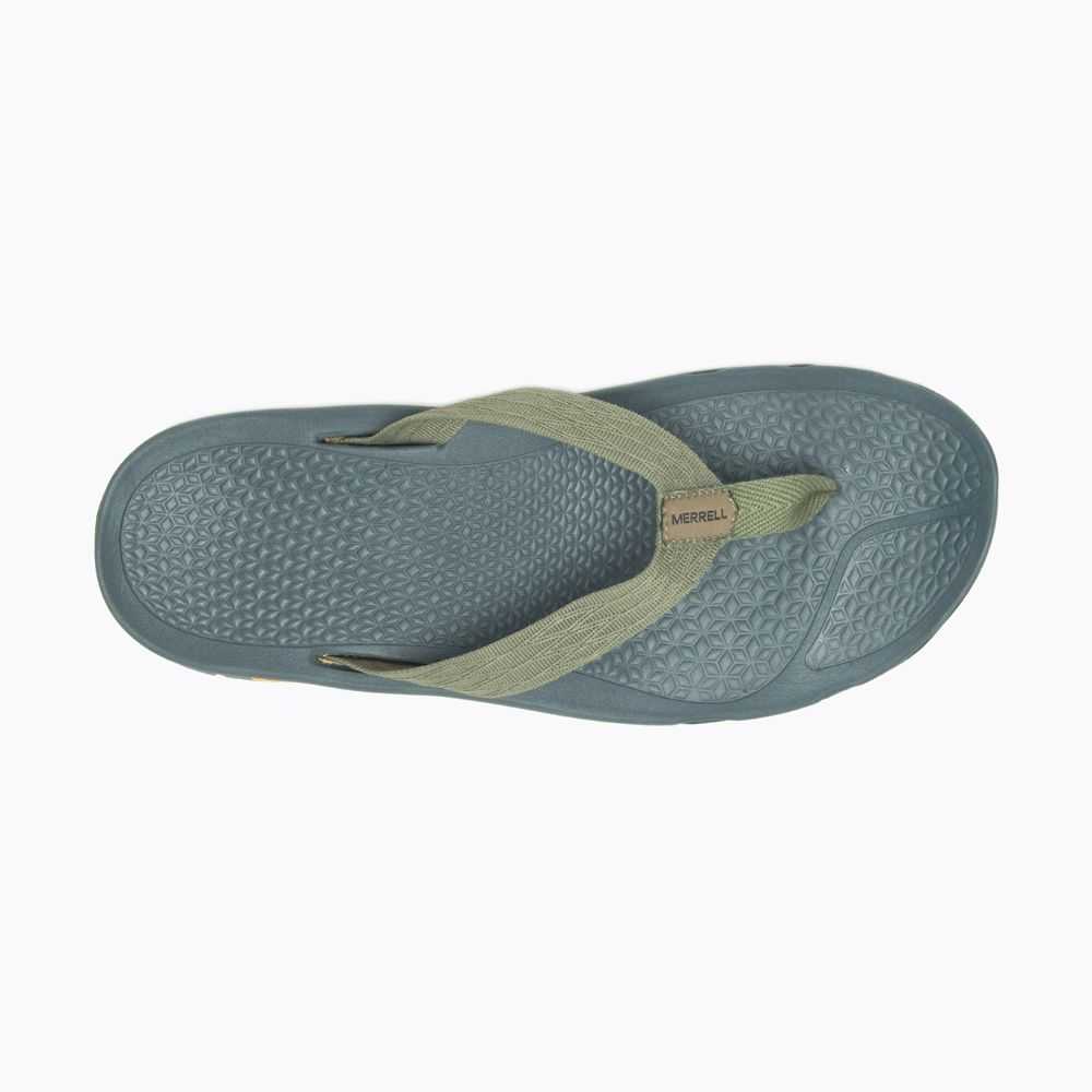 Chanclas Merrell Breakwater Hombre Verdes Oscuro | México-2906763