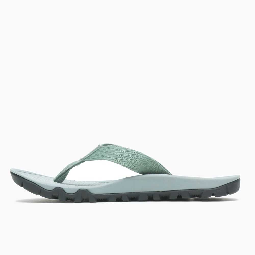 Chanclas Merrell Breakwater Mujer Blancos Verdes | México-2364289