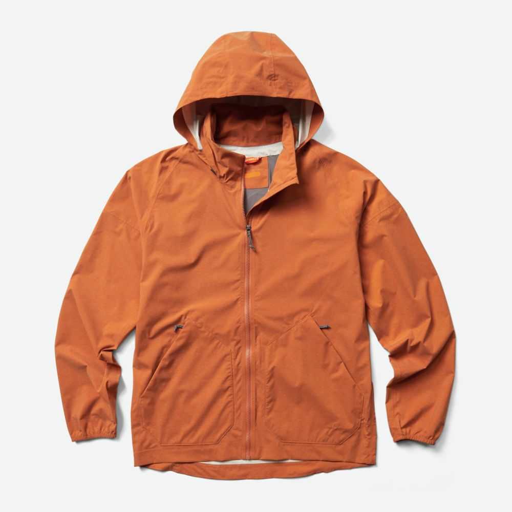 Chaquetas Merrell Alpine Hombre Marrom Naranjas | México-9320646