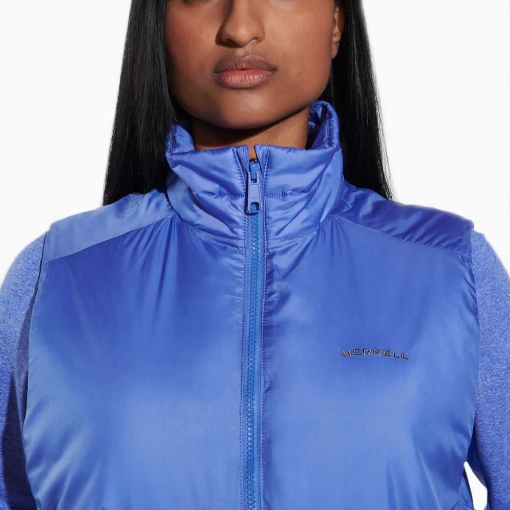 Chaquetas Merrell Insulated Mujer Azules | México-9320246