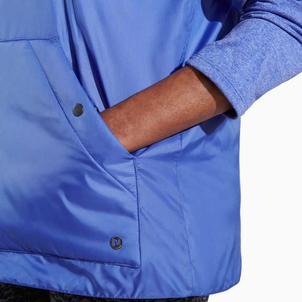 Chaquetas Merrell Insulated Mujer Azules | México-9320246