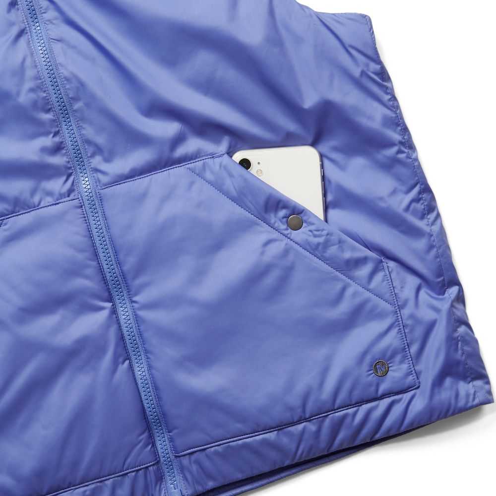 Chaquetas Merrell Insulated Mujer Azules | México-9320246