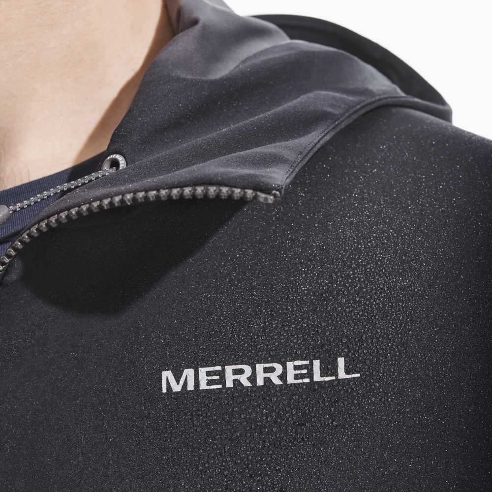 Chaquetas Merrell Whisper Hombre Negros | México-9624706